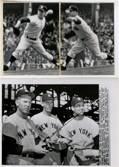 Whitey Ford World Series Vintage Wire Photo Collection of (10)   
